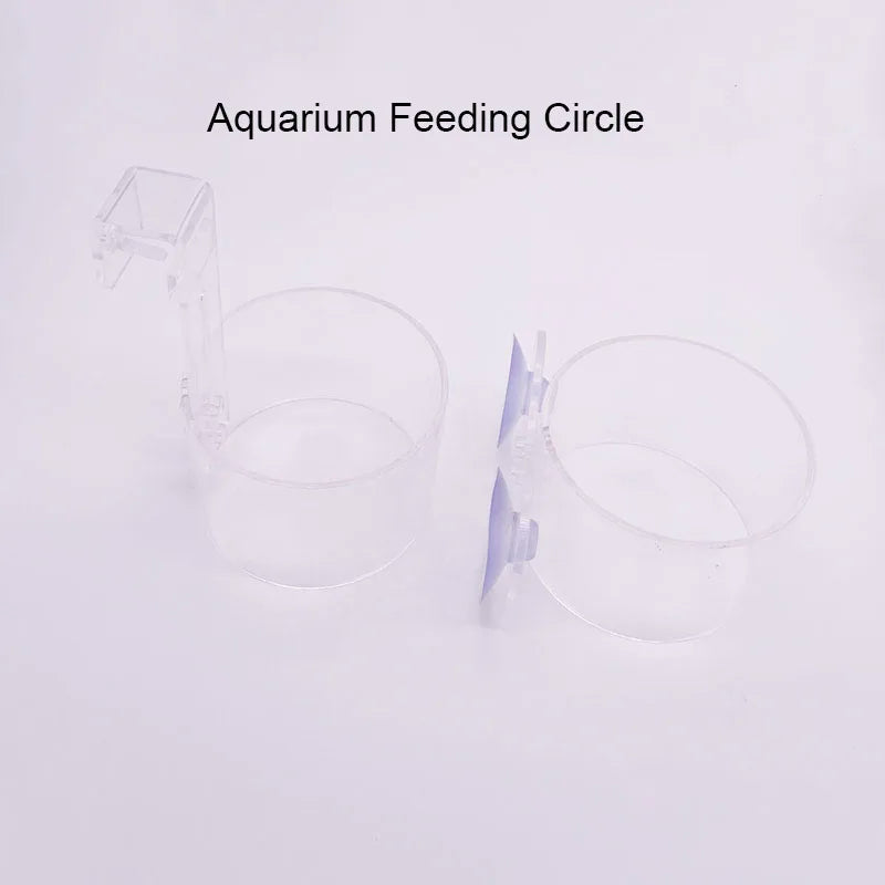 6cm 8cm Aquarium Feeding Ring with Suction Cup