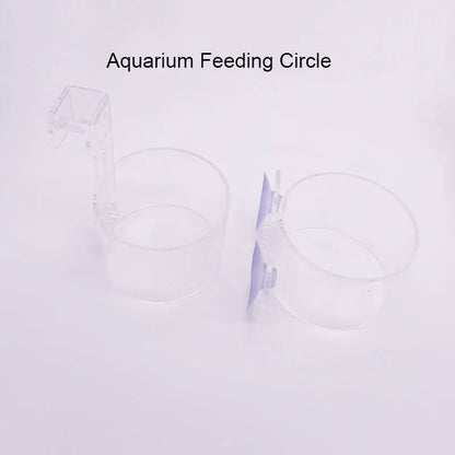 6cm 8cm Aquarium Feeding Ring with Suction Cup