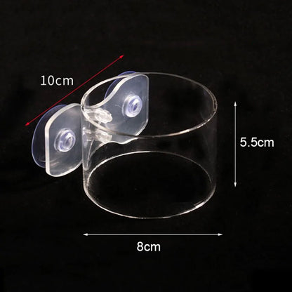 6cm 8cm Aquarium Feeding Ring with Suction Cup