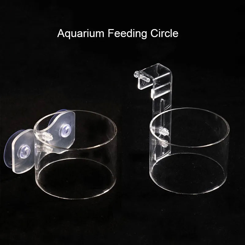 6cm 8cm Aquarium Feeding Ring with Suction Cup