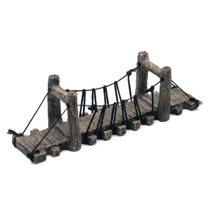 Resin Aquarium Bridge Ornament – Rockery-Style Decoration for Freshwater and Saltwater Tanks