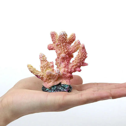 Resin Coral Reef Aquarium Ornament – Vibrant Coral Decor for Fish Tanks & Home Aquascapes