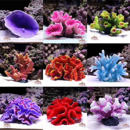 Resin Coral Reef Aquarium Ornament – Vibrant Coral Decor for Fish Tanks & Home Aquascapes
