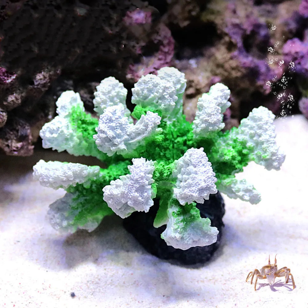 Resin Coral Reef Aquarium Ornament – Vibrant Coral Decor for Fish Tanks & Home Aquascapes