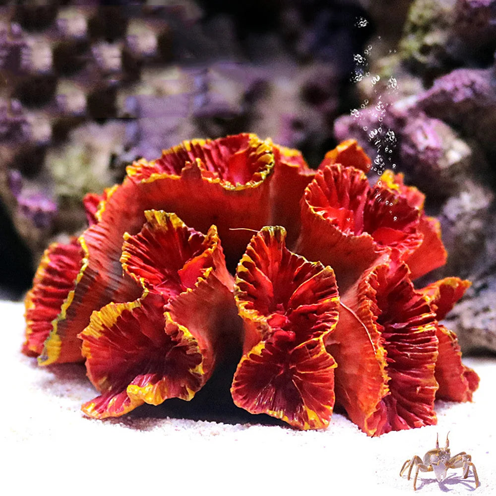 Resin Coral Reef Aquarium Ornament – Vibrant Coral Decor for Fish Tanks & Home Aquascapes