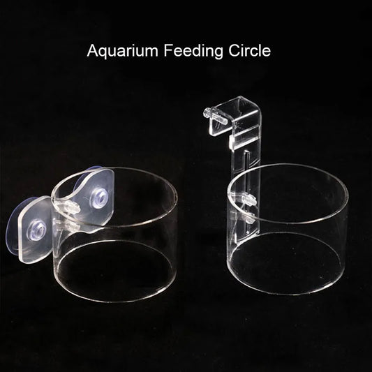 6cm 8cm Aquarium Feeding Ring with Suction Cup