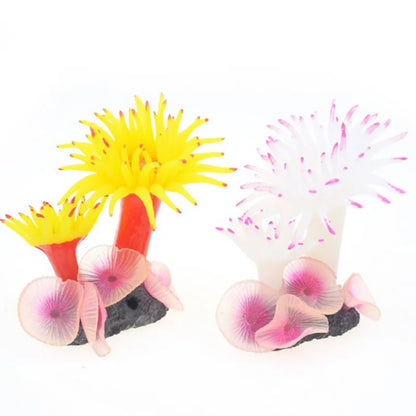 Artificial Coral Fish Tank Aquarium Simulation Coral Decoration Aquarium Landscape Plants Water Grass Ornament Aquarius
