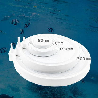 3.5cm 5cm 8cm 10cm Aquarium Air Stone Bubble Aerator Plate With Tube