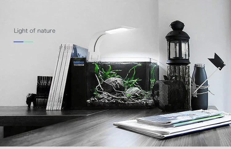 Super Slim LED Aquarium Light – Clip-On Waterproof Plant Grow Lamp