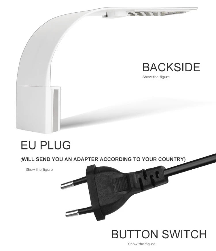 Super Slim LED Aquarium Light – Clip-On Waterproof Plant Grow Lamp