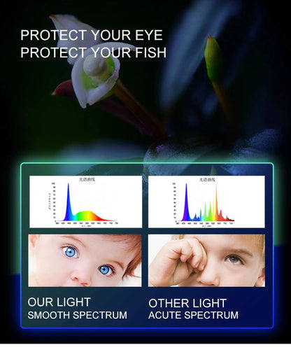 Super Slim LED Aquarium Light – Clip-On Waterproof Plant Grow Lamp