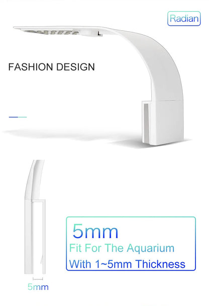 Super Slim LED Aquarium Light – Clip-On Waterproof Plant Grow Lamp