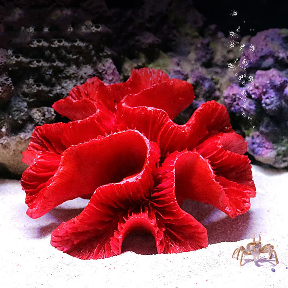 Resin Coral Reef Aquarium Ornament – Vibrant Coral Decor for Fish Tanks & Home Aquascapes