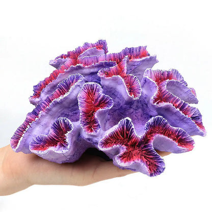 Resin Coral Reef Aquarium Ornament – Vibrant Coral Decor for Fish Tanks & Home Aquascapes