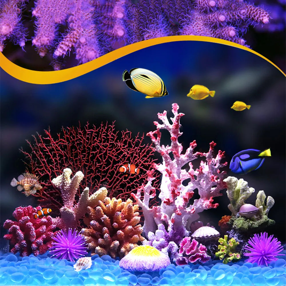 Resin Coral Reef Aquarium Ornament – Vibrant Coral Decor for Fish Tanks & Home Aquascapes