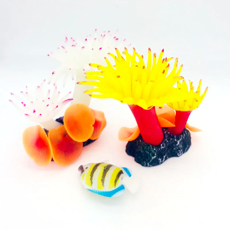 Artificial Coral Fish Tank Aquarium Simulation Coral Decoration Aquarium Landscape Plants Water Grass Ornament Aquarius