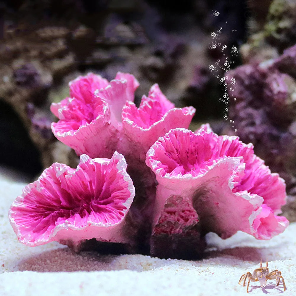 Resin Coral Reef Aquarium Ornament – Vibrant Coral Decor for Fish Tanks & Home Aquascapes