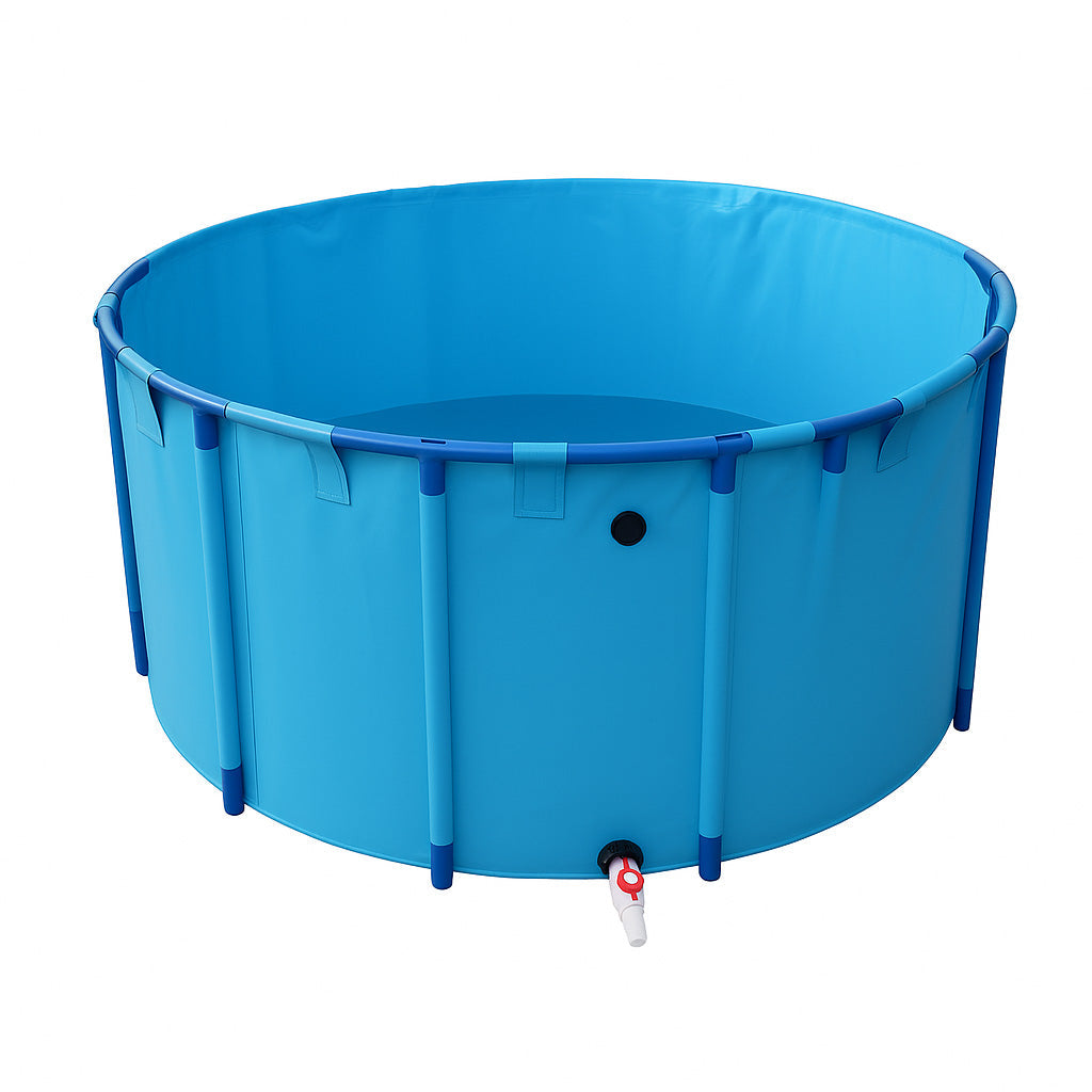 280 Gallons Round Aquaculture Aquaponic Breeding Fish Farms Aquarium Pond Fish Tank