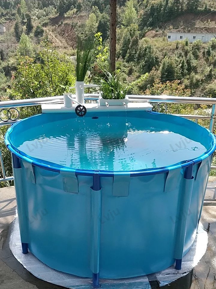280 Gallons Round Aquaculture Aquaponic Breeding Fish Farms Aquarium Pond Fish Tank
