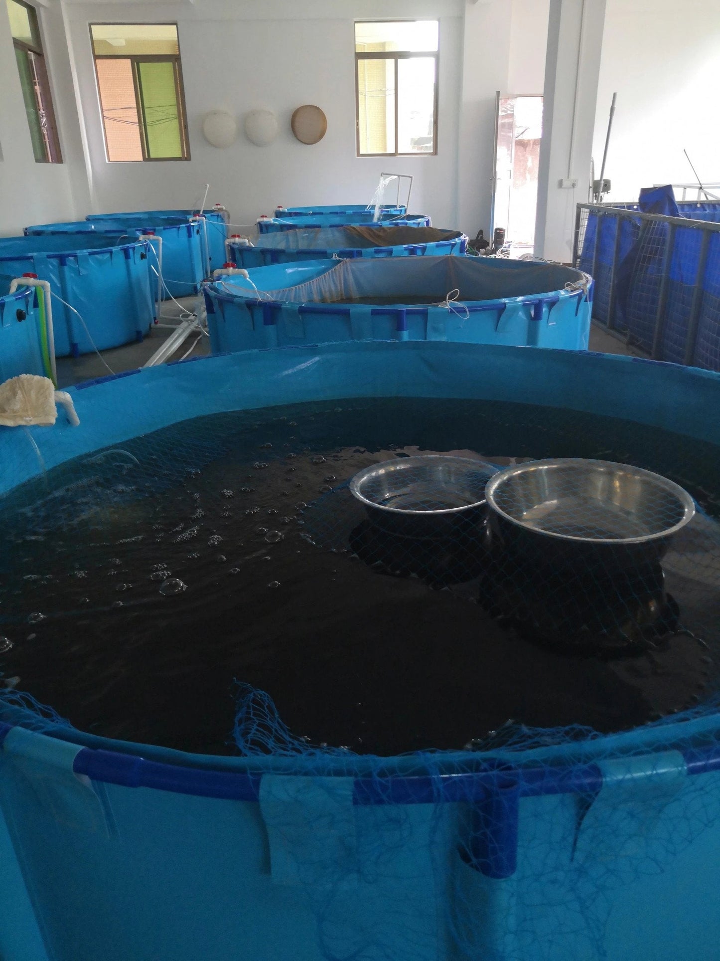280 Gallons Round Aquaculture Aquaponic Breeding Fish Farms Aquarium Pond Fish Tank