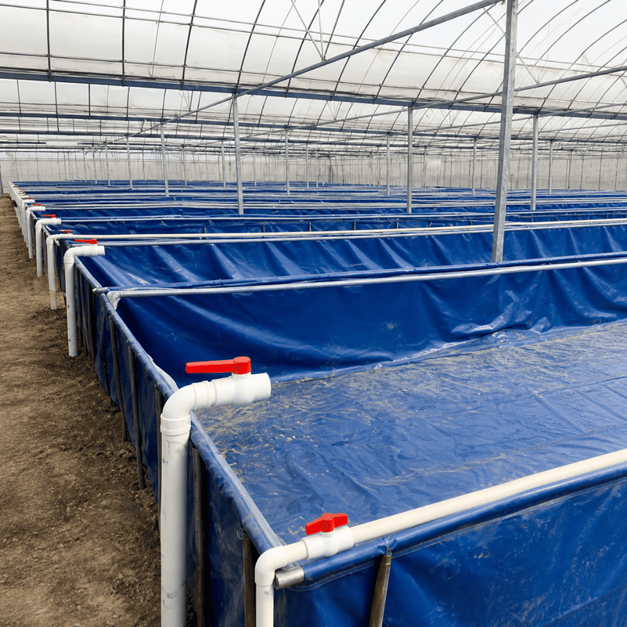 Rectangular Welded Bracket Fish Farming Tanks