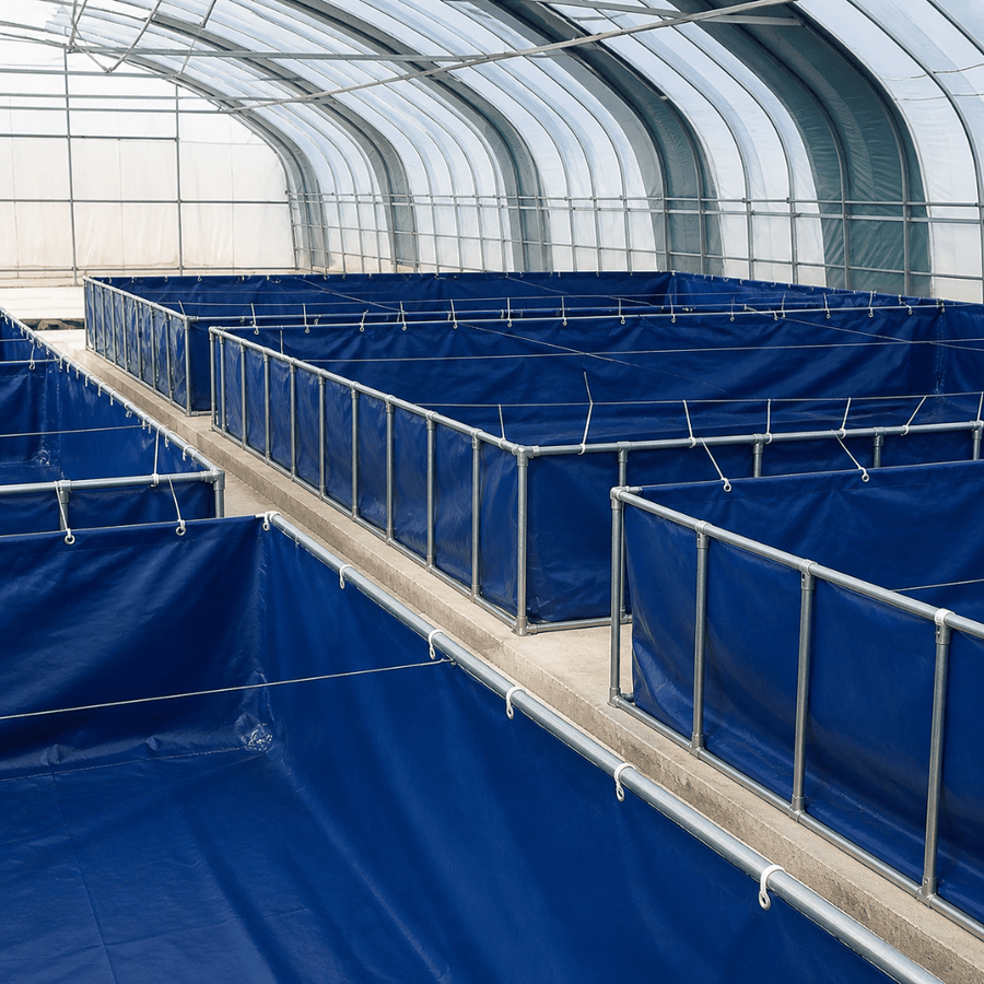Rectangular Welded Bracket Fish Farming Tanks
