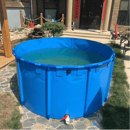 240 Gallons Round Aquaculture Aquaponic Breeding Fish Farms Aquarium Pond Fish Tank