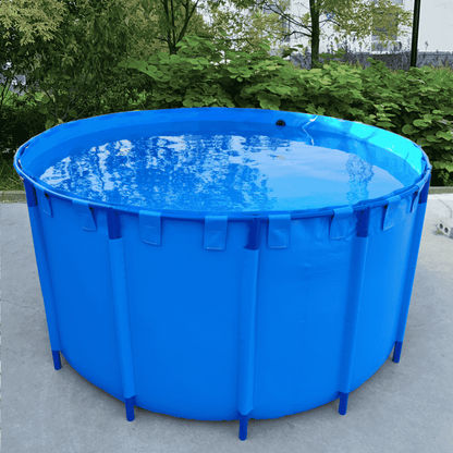 240 Gallons Round Aquaculture Aquaponic Breeding Fish Farms Aquarium Pond Fish Tank