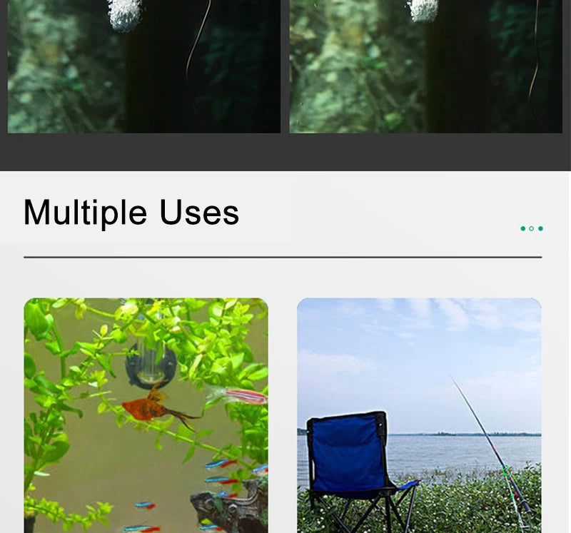 USB Mini Aquarium Air Pump – Silent Oxygenator with Air Stone, Portable 5V Oxygen Aerator for Fish Tanks & Outdoor Use