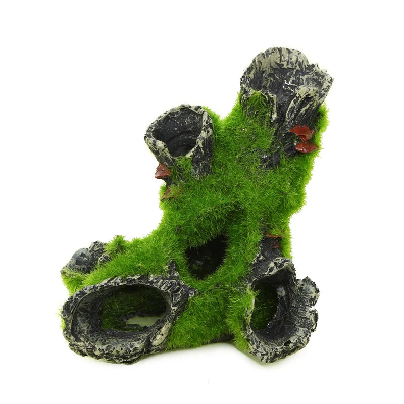 Resin Tree-House Style Shrimp Cave Hideout – Aquarium Breeding Shelter & Decorative Landscaping Prop