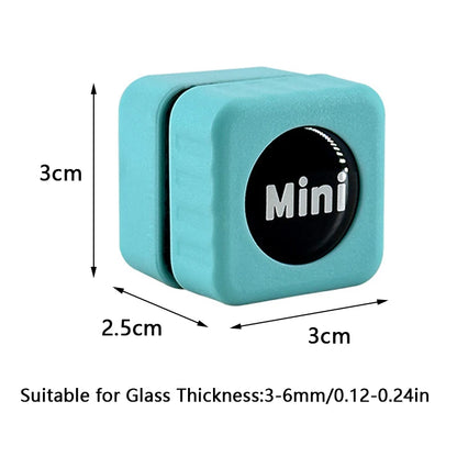 Mini Magnetic Aquarium Glass Cleaner – Scratch-Resistant Algae Scraper for Small Glass & Acrylic Tanks (3–6mm Thickness)