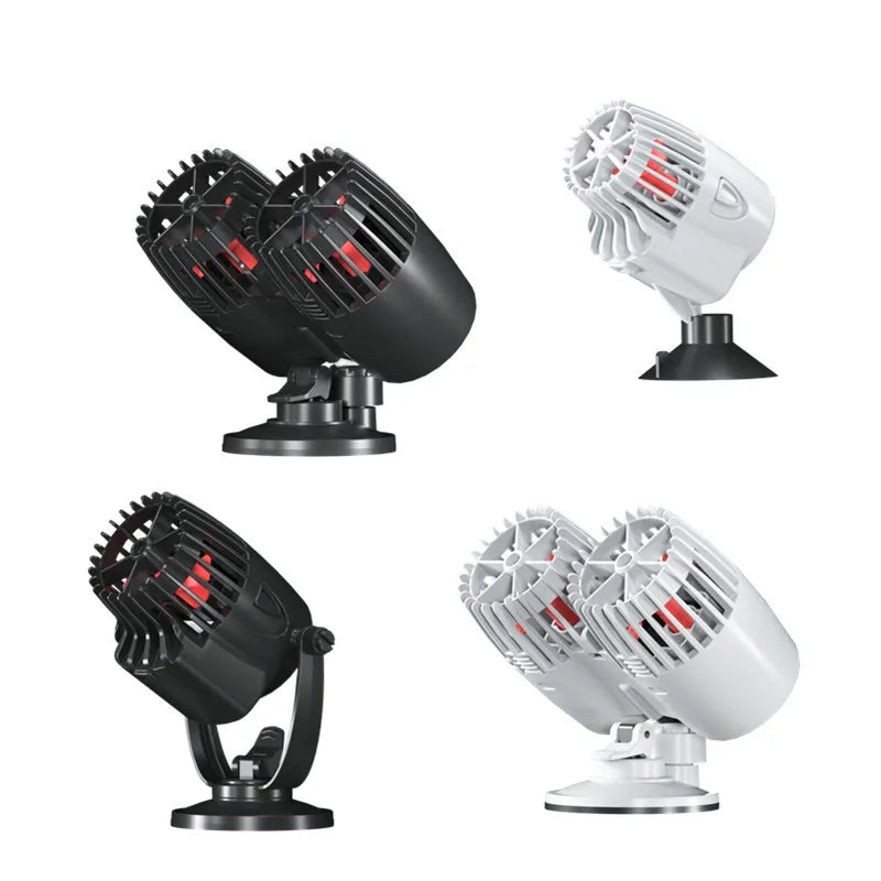 Aquarium Wavemaker Pump 360° Adjustable Wave Maker, Submersible Circulation & Aeration Pump for Fish Tanks 220–240V