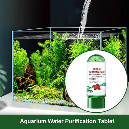 Aquarium Water Purification Tablets – Fast-Acting Filter Tablets for Clear, Healthy Fish Tank Water