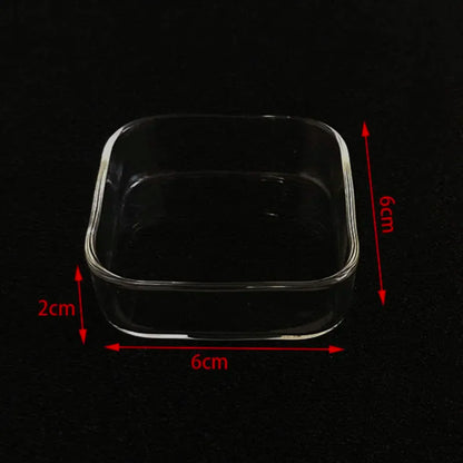 10cm–40cm Glass Shrimp Feeding Tube with Dish