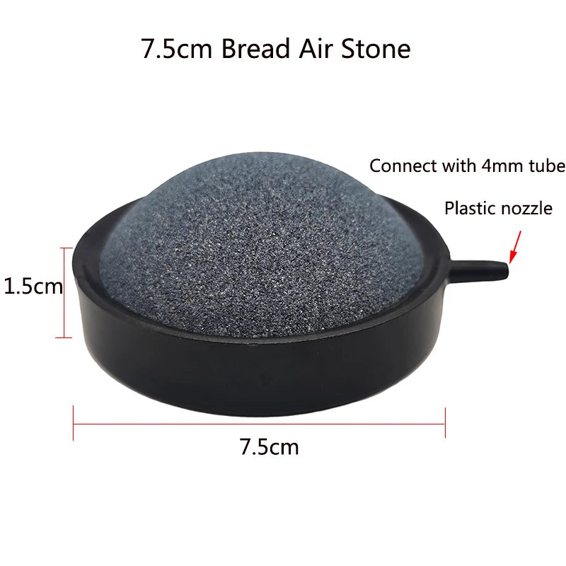 5cm / 7.5cm / 8cm / 11cm Round Aquarium Air Stone Oxygen Diffuser for Fish Tanks