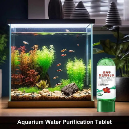 Aquarium Water Purification Tablets – Fast-Acting Filter Tablets for Clear, Healthy Fish Tank Water