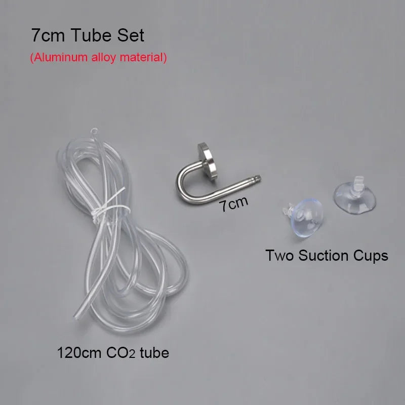 Stainless Steel CO2 Diffuser with Nano Atomizer Disc for Planted Aquariums