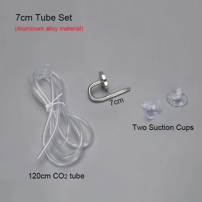 Stainless Steel CO2 Diffuser with Nano Atomizer Disc for Planted Aquariums