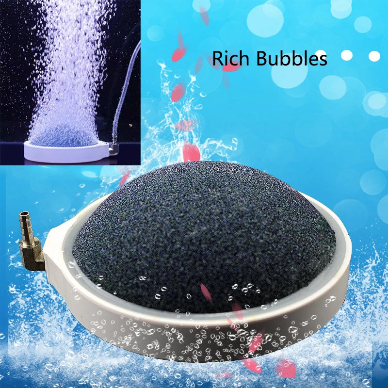 5cm / 7.5cm / 8cm / 11cm Round Aquarium Air Stone Oxygen Diffuser for Fish Tanks
