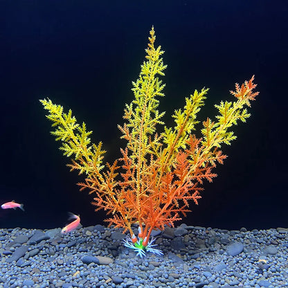 18cm Artificial Aquarium Plant – Soft Plastic Simulation Water Grass for Fish Tank Decoration