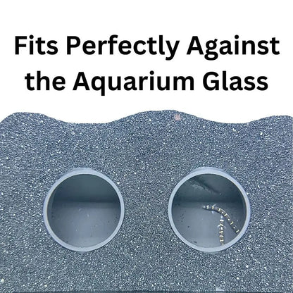 Multifunctional Aquarium Under-Gravel Tunnel Cave – Natural Curve Viewing Tunnel & Hiding Spot for Plecos, Shrimp, Bettas, Loaches & Catfish