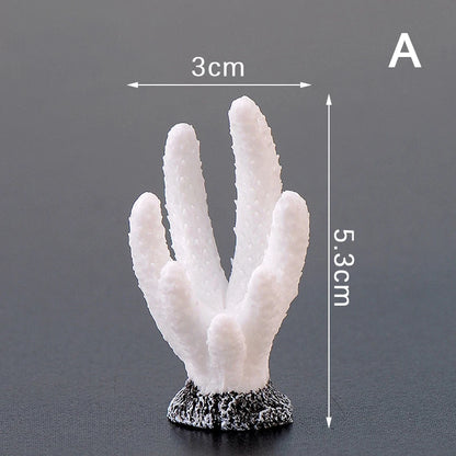 Artificial Resin Coral & Starfish Decor – Vibrant Reef-Style Ornament for Fish Tanks, Aquariums, and Home Displays