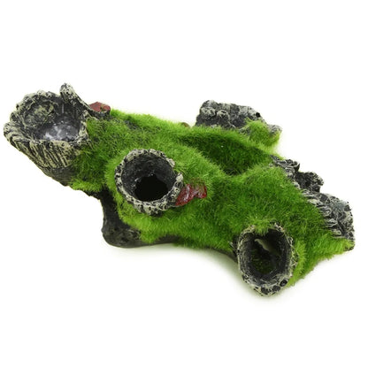 Resin Tree-House Style Shrimp Cave Hideout – Aquarium Breeding Shelter & Decorative Landscaping Prop