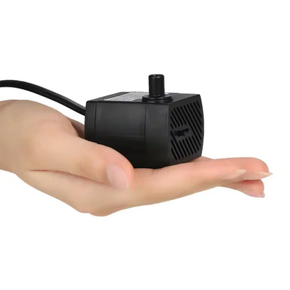 USB 5V Ultra-Quiet Aquarium Pump – Mini Submersible Filtration & Circulation Pump (3W/5W, 150L/H Flow)