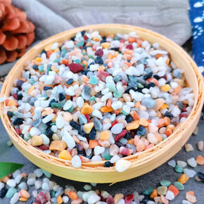300g / 600g / 900g Mixed Natural Rainflower Stone – 3-5mm Aquarium Gravel for Fish Tank Bottom Landscaping, Plant Pot Decor & DIY Crafts