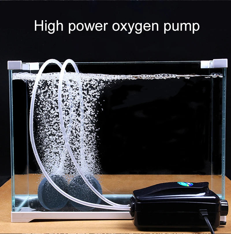 SOBO High-Power Aquarium Air Pump (220–240V) – Ultra Silent Adjustable Oxygen Pump | Single / Dual / Quad Outlet Models