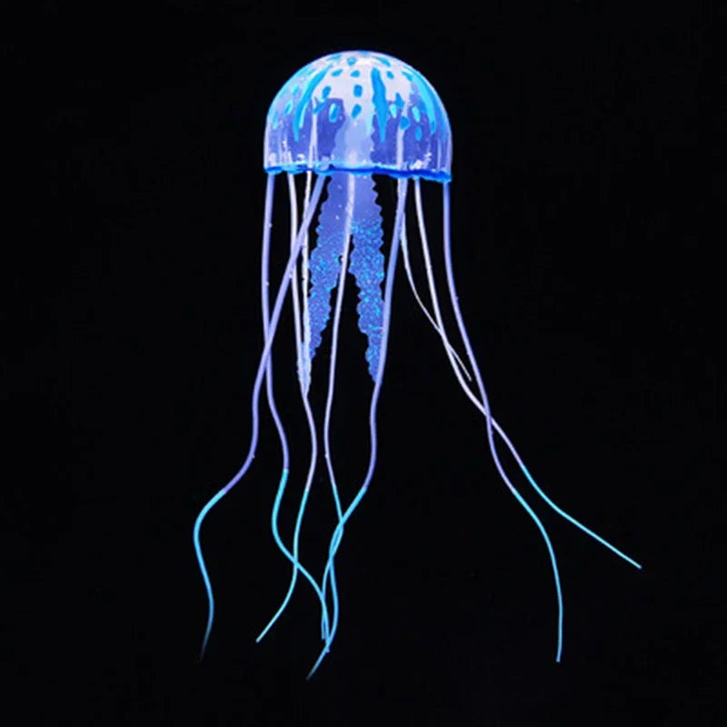 Artificial Swim Glow Jellyfish – Luminous Silicone Aquarium Decoration