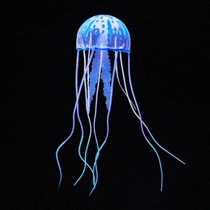 Artificial Swim Glow Jellyfish – Luminous Silicone Aquarium Decoration