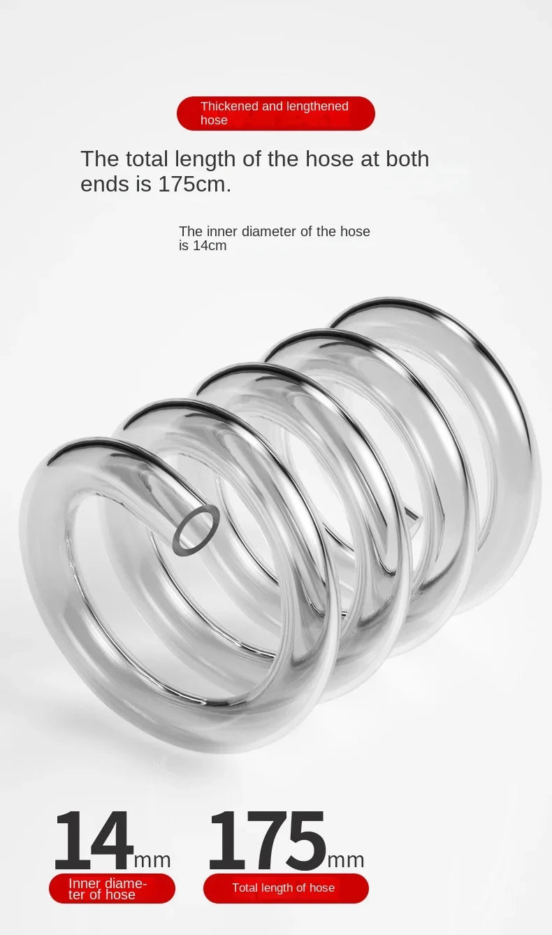 Aquarium Siphon Vacuum Cleaner – Manual Water Changer & Gravel Cleaner Pump for Fish Tanks