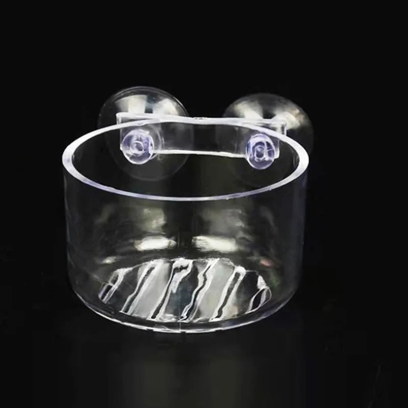 Acrylic Hanging Aquarium Planting and Feeding Cup
